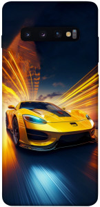 Чохол Yellow Porsche для Galaxy S10 Plus (2019)