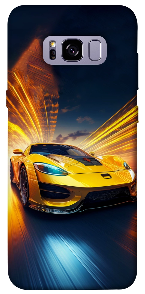 Чехол Yellow Porsche для Galaxy S8+