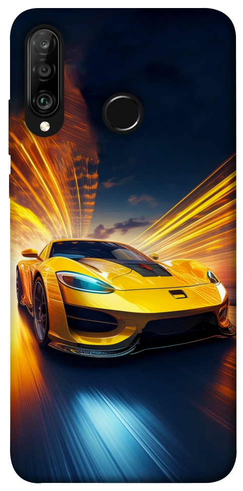 Чехол Yellow Porsche для Huawei P30 Lite