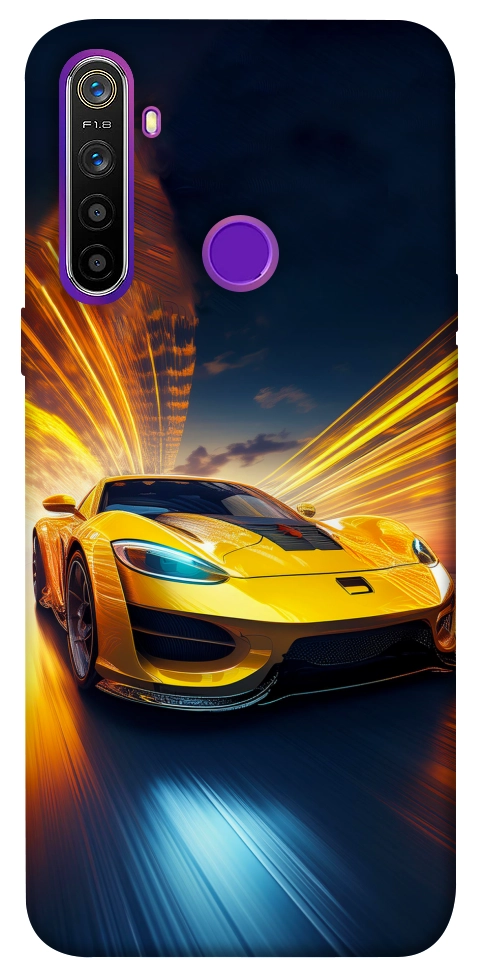 Чохол Yellow Porsche для Realme 5