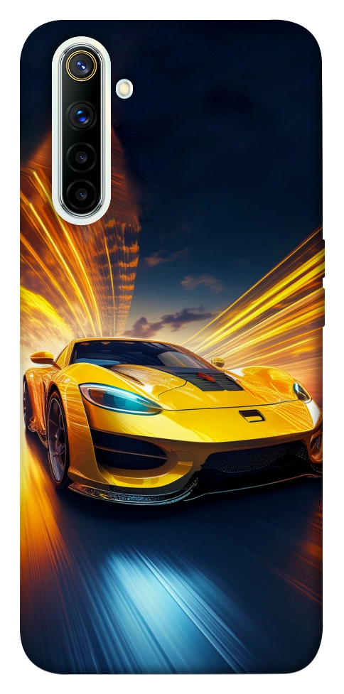 Чохол Yellow Porsche для Realme 6