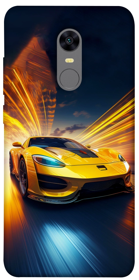 Чохол Yellow Porsche для Xiaomi Redmi Note 5 (Single Camera)