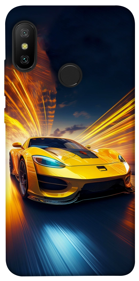 Чохол Yellow Porsche для Xiaomi Redmi 6 Pro
