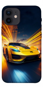 Чехол Yellow Porsche для iPhone 12 mini