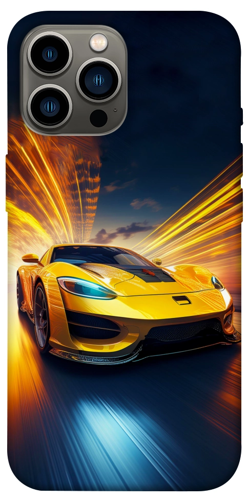 Чохол Yellow Porsche для iPhone 12 Pro Max