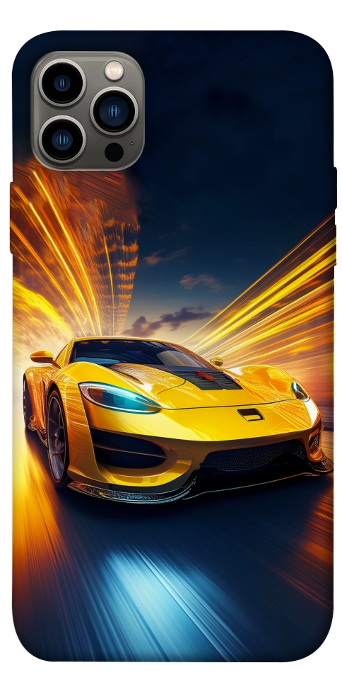 Чохол Yellow Porsche для iPhone 12 Pro