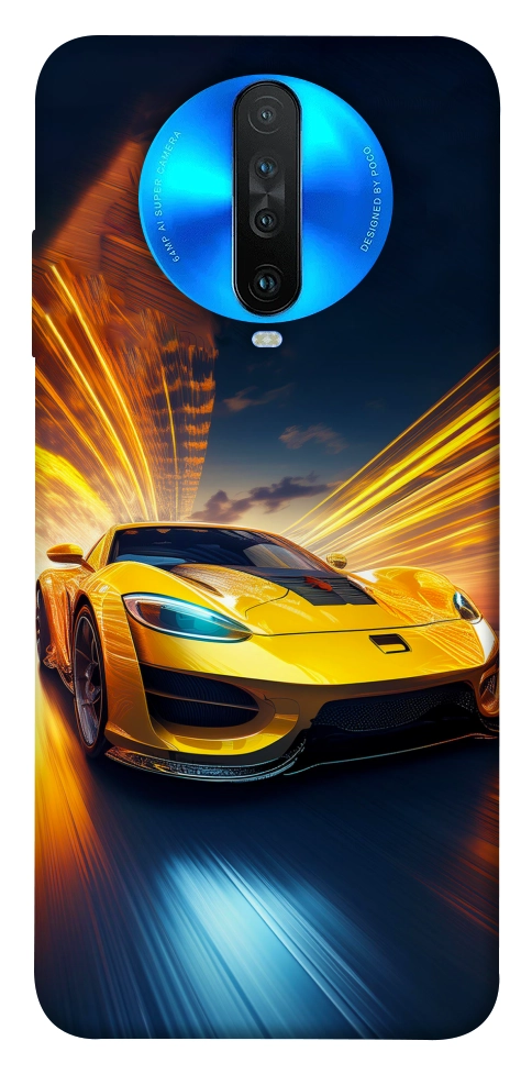 Чехол Yellow Porsche для Xiaomi Redmi K30