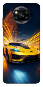 Чехол Yellow Porsche для Xiaomi Poco X3 NFC