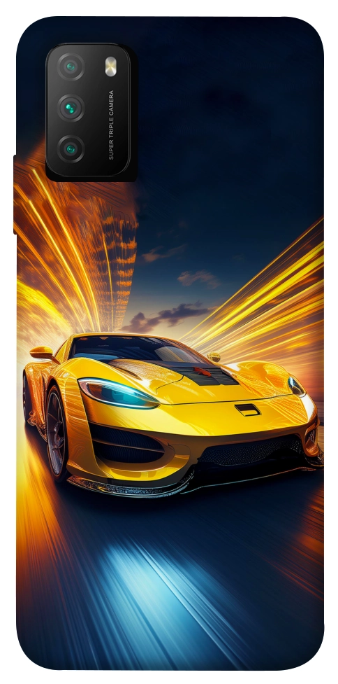 Чехол Yellow Porsche для Xiaomi Poco M3
