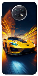 Чехол Yellow Porsche для Xiaomi Redmi Note 9 5G
