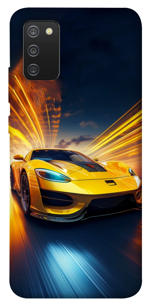 Чехол Yellow Porsche для Galaxy A02s