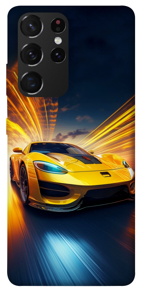 Чохол Yellow Porsche для Galaxy S21 Ultra
