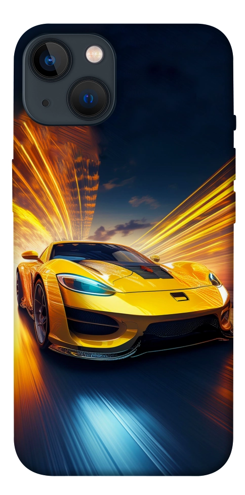 Чохол Yellow Porsche для iPhone 13