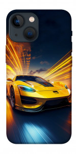 Чехол Yellow Porsche для iPhone 13 mini