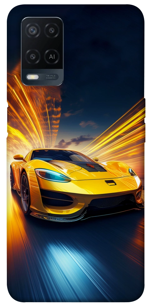 Чохол Yellow Porsche для Oppo A54 4G