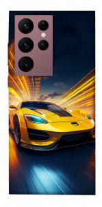 Чехол Yellow Porsche для Galaxy S22 Ultra