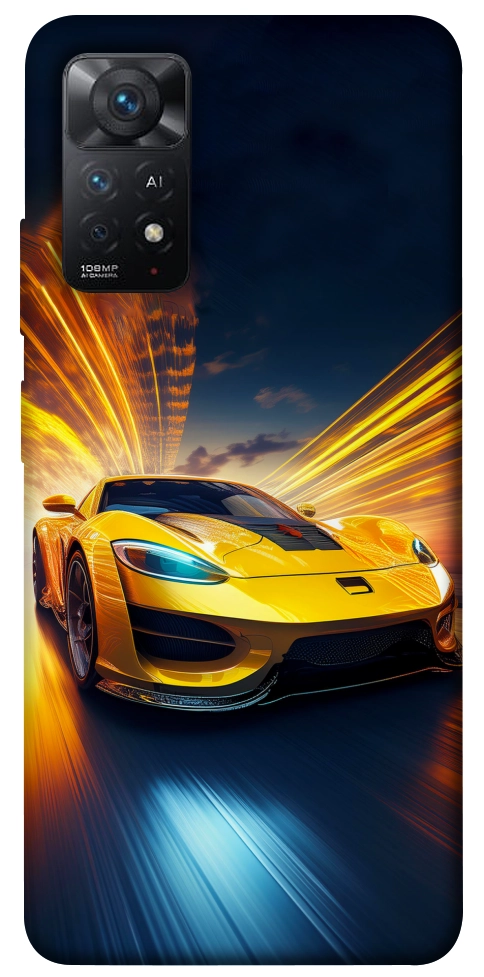 Чохол Yellow Porsche для Xiaomi Redmi Note 11 Pro 5G