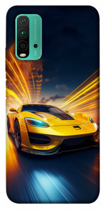 Чохол Yellow Porsche для Xiaomi Redmi Note 9 4G
