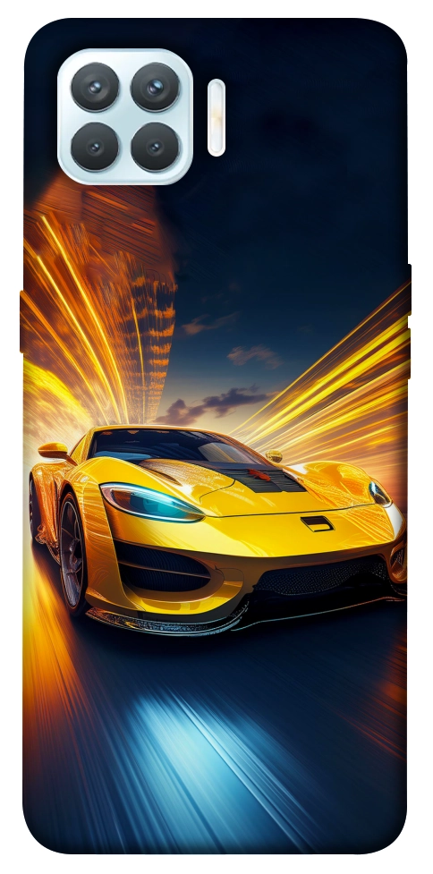 Чехол Yellow Porsche для Oppo F17 Pro