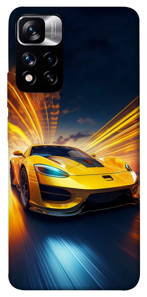 Чохол Yellow Porsche для Xiaomi Redmi Note 11 5G