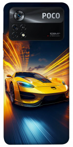Чехол Yellow Porsche для Xiaomi Poco X4 Pro