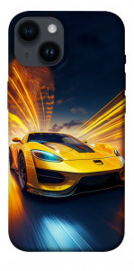Чехол Yellow Porsche для iPhone 14