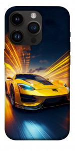 Чехол Yellow Porsche для iPhone 14 Pro