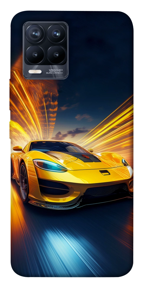 Чехол Yellow Porsche для Realme 8 Pro