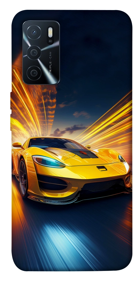 Чохол Yellow Porsche для Oppo A16