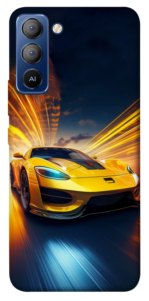Чохол Yellow Porsche для TECNO Pop 5 Pro