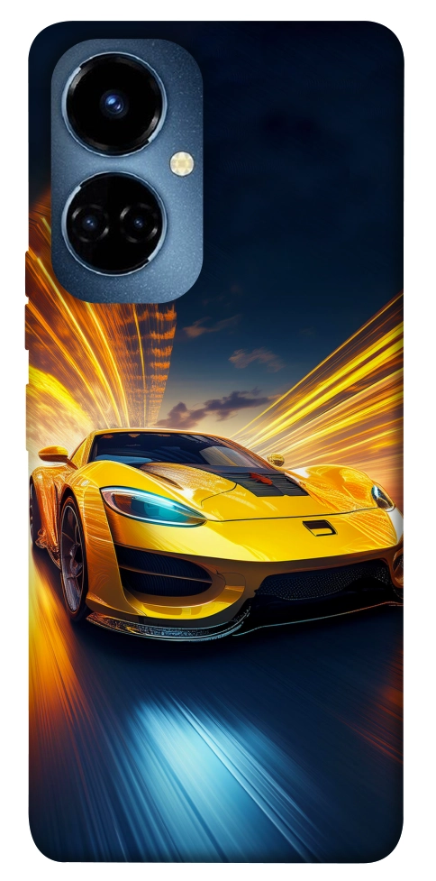Чехол Yellow Porsche для TECNO Camon 19 Pro (CI8n)