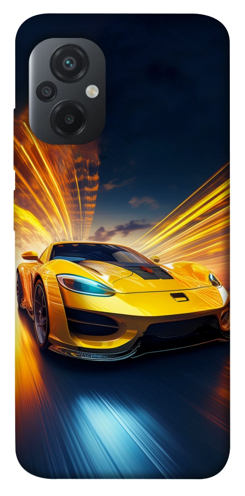 Чехол Yellow Porsche для Xiaomi Poco M5