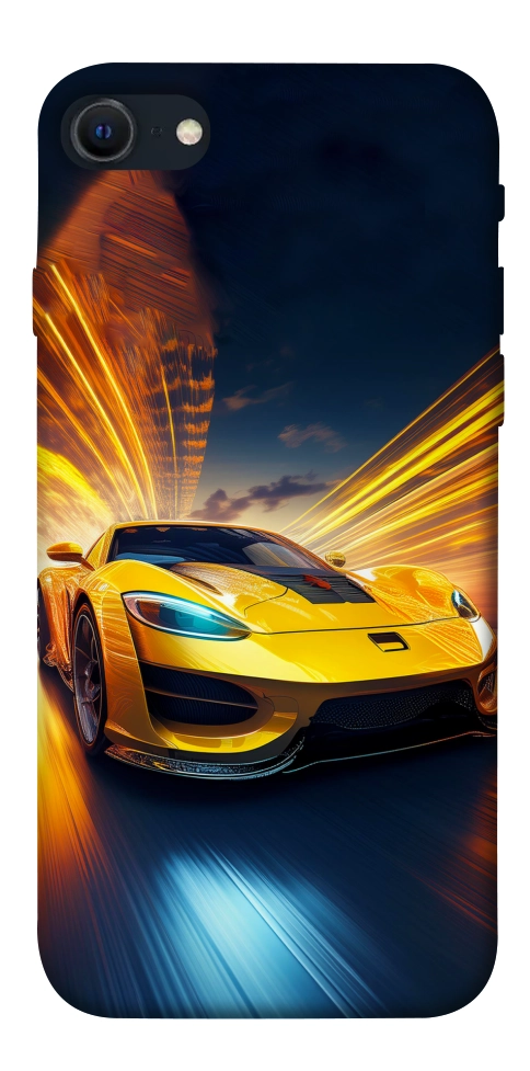 Чохол Yellow Porsche для iPhone SE (2022)