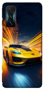 Чехол Yellow Porsche для Xiaomi Redmi K50 Gaming