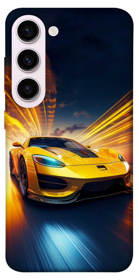 Чехол Yellow Porsche для Galaxy S23+