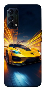 Чехол Yellow Porsche для Oppo Reno 5 4G