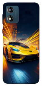 Чехол Yellow Porsche для Motorola Moto E13