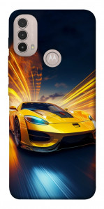 Чехол Yellow Porsche для Motorola Moto E40