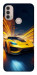 Чохол Yellow Porsche для Motorola Moto E40