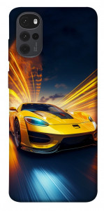 Чохол Yellow Porsche для Motorola Moto G22