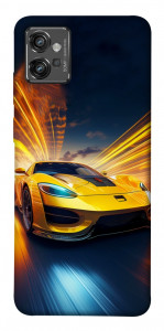 Чехол Yellow Porsche для Motorola Moto G32