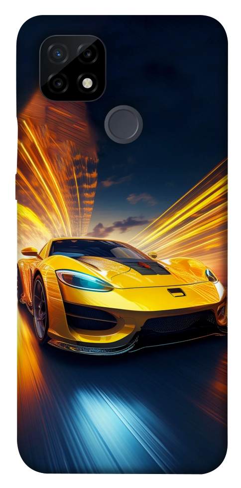 Чехол Yellow Porsche для Realme C21