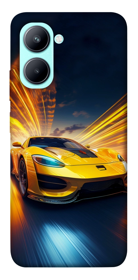 Чехол Yellow Porsche для Realme C33