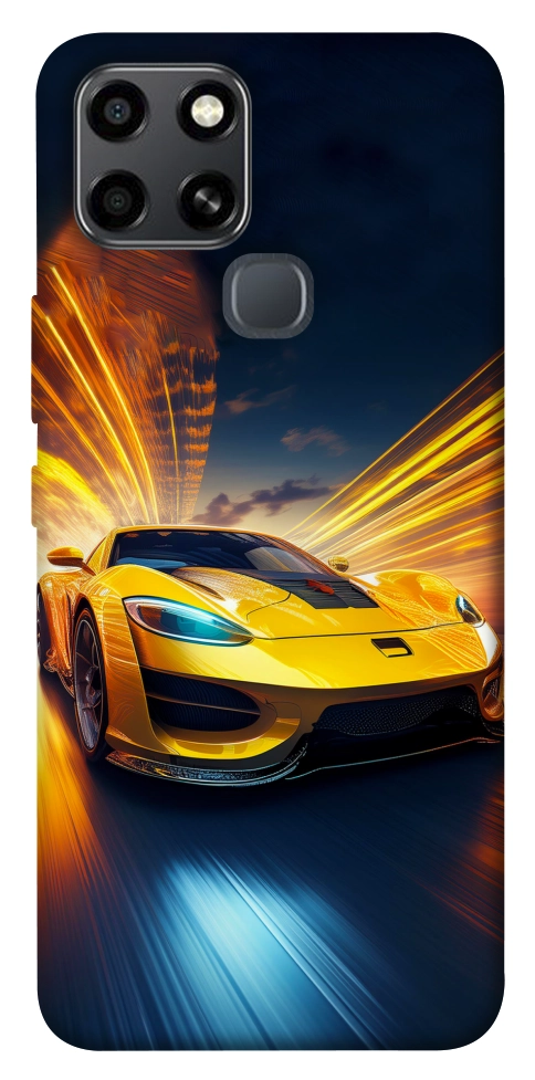 Чохол Yellow Porsche для Infinix Smart 6