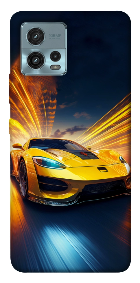 Чохол Yellow Porsche для Motorola Moto G72
