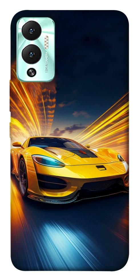 Чехол Yellow Porsche для Infinix Hot 12 Play