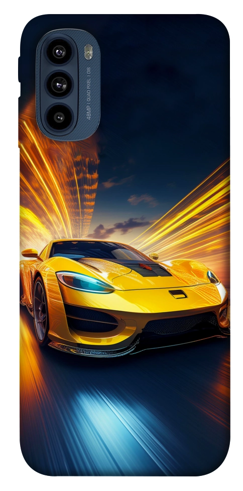 Чехол Yellow Porsche для Motorola Moto G41