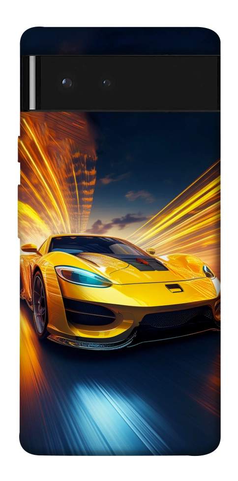 Чехол Yellow Porsche для Google Pixel 6