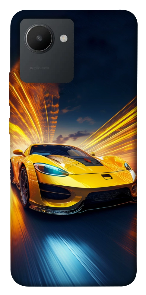Чехол Yellow Porsche для Realme C30s