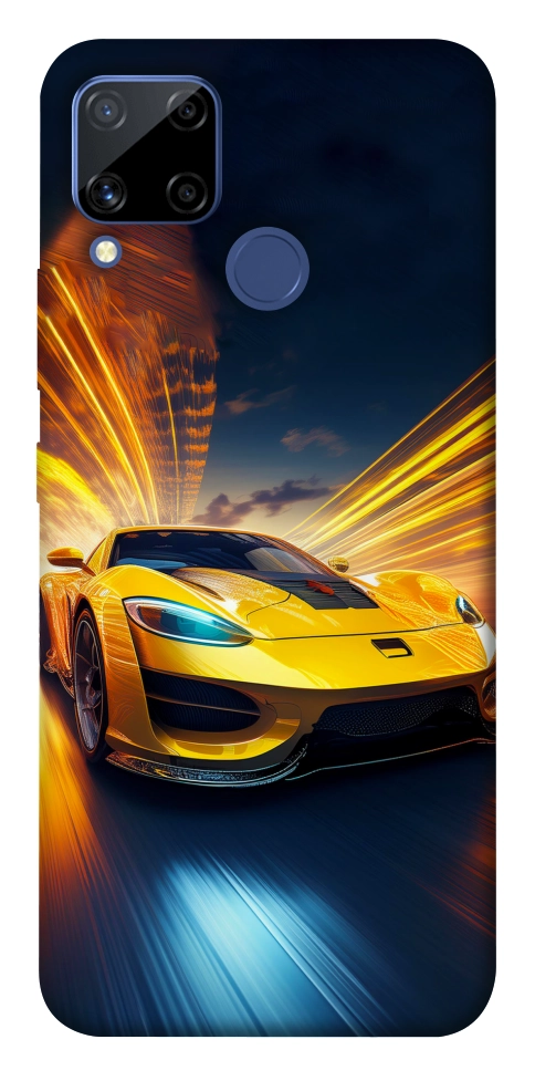 Чохол Yellow Porsche для Realme C15